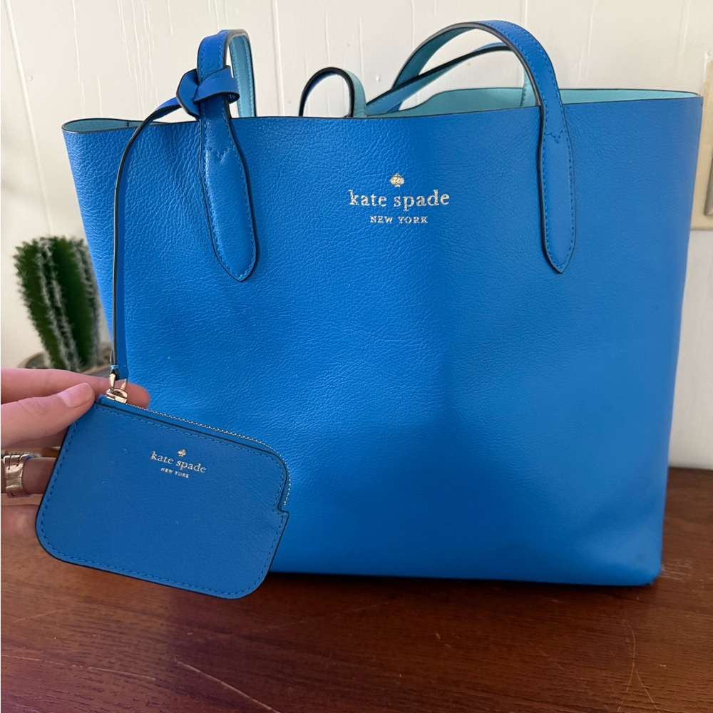 Kate Spade Blue Tote Bag
